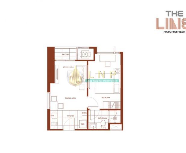 รูป 🏢 ให้เช่าคอนโด : THE LINE Ratchathewi (เดอะ ไลน์ ราชเทวี) รหัสทรัพย์ | 📌LNP-C13692 - รูปที่ 11/11