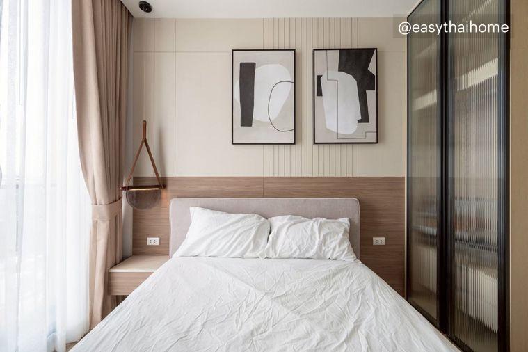 รูป P-52540 🔥 ให้เช่าคอนโดหรู (แต่งสวยมินิมอลสไตล์ Muji / Japandi โทนไม้อบอุ่น) NOBLE STATE 39 ใกล้ BTS Line ID: @easythaihome 085-592-2897 - รูปที่ 1/10