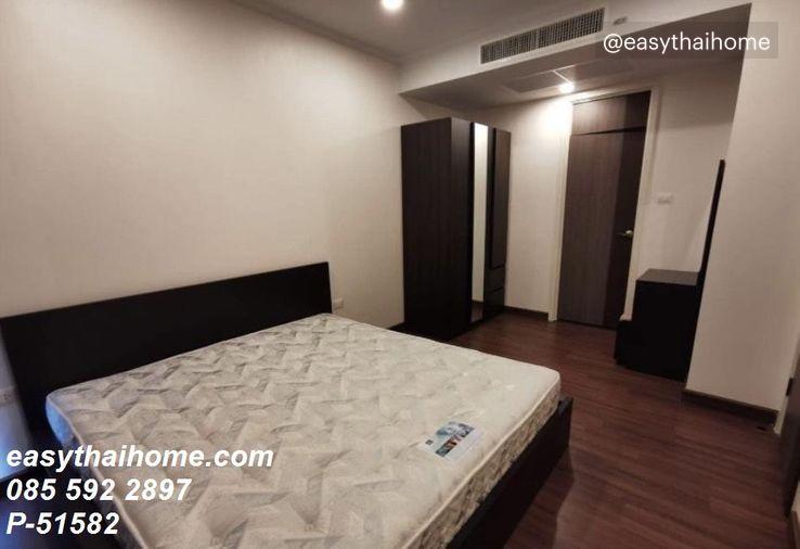 รูป P-51582 (ให้เช่าคอนโดใกล้ BTS ช่องนนทรี) ศุภาลัย เอลีท สาทร-สวนพลู ห้อง 1นอน1น้ำ ชั้น12A วิวเมือง Line: @easythaihome 085-592-2897 - รูปที่ 5/9