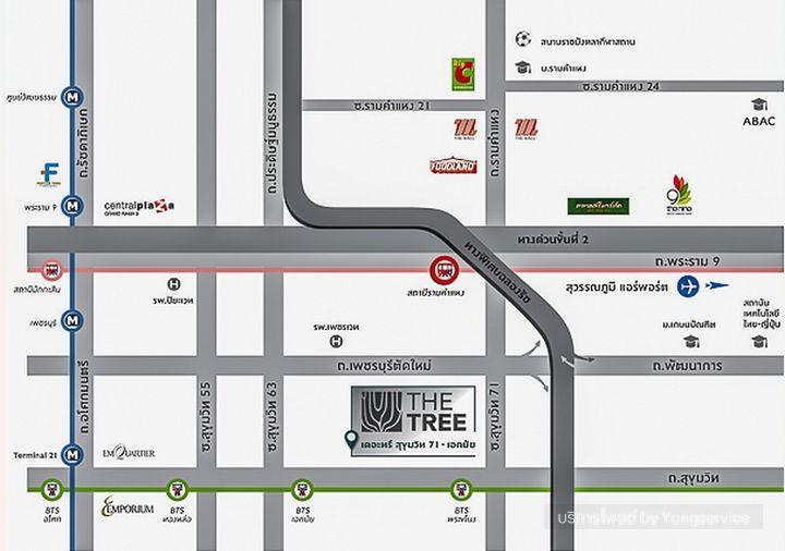 รูป Call : 062-946-2498 คอนโด เดอะ ทรี สุขุมวิท 71-เอกมัย ห้อง 24.6 ตารางเมตร 1 ห้องนอน ชั้น14 ตกแต่งครบพร้อมอยู่ - รูปที่ 12/12