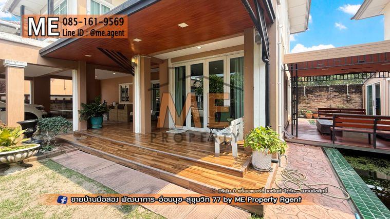รูป ขาย บ้านเดี่ยว ภัสสร เพรสทีจ พัฒนาการ 38 แปลนใหญ่ 4 ที่จอดรถ อยู่ถนนเมน ใกล้เอกมัย ทองหล่อ สุขุมวิท โทร 085-161-9569 (BH28-91) - รูปที่ 5/25