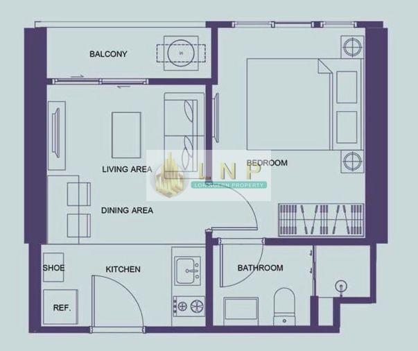 รูป 🏢 ให้เช่าคอนโด : XT EKKAMAI (เอ็กซ์ที เอกมัย) รหัสทรัพย์ | 📌LNP-C13764 - รูปที่ 10/10