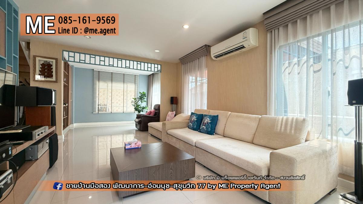 รูป ขาย บ้านเดี่ยว ภัสสร เพรสทีจ พัฒนาการ 38 แปลนใหญ่ 4 ที่จอดรถ อยู่ถนนเมน ใกล้เอกมัย ทองหล่อ สุขุมวิท โทร 085-161-9569 (BH28-91) - รูปที่ 8/25
