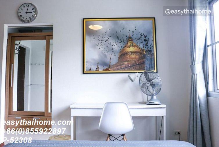 รูป P-52308 > คอนโดให้เช่า Condo One Thonglor ห้องสตูดิโอ ชั้น 6 วิวสระว่ายน้ำ ใกล้ BTS ทองหล่อ Line: @easythaihome 085-592-2897 - รูปที่ 5/9
