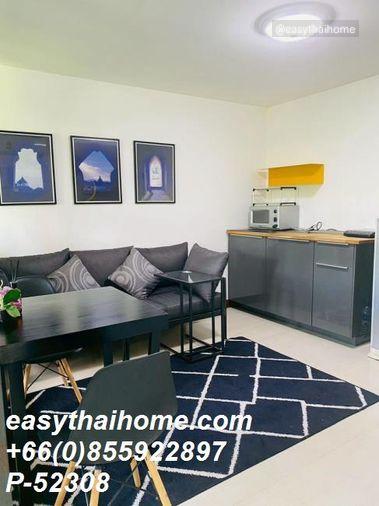 รูป P-52308 > คอนโดให้เช่า Condo One Thonglor ห้องสตูดิโอ ชั้น 6 วิวสระว่ายน้ำ ใกล้ BTS ทองหล่อ Line: @easythaihome 085-592-2897 - รูปที่ 3/9