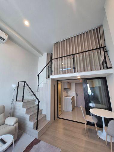 รูป ให้เช่าคอนโด Duplex (ห้องใหม่แกะกล่อง) Origin Bangkhunnon ใกล้ รพ.ศิริราช  24000 - รูปที่ 1/13