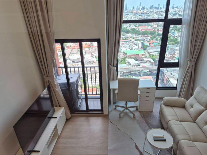 รูป ให้เช่าคอนโด Duplex (ห้องใหม่แกะกล่อง) Origin Bangkhunnon ใกล้ รพ.ศิริราช  24000 - รูปที่ 9/13