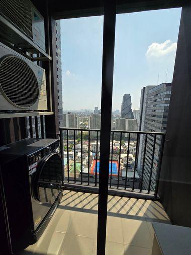 picture Ready to move in " 𝐍𝐮𝐞 𝐃𝐢𝐬𝐭𝐫𝐢𝐜𝐭 𝐑𝟗 " Floor 32 , Fully Furnished , Near : MRT-Rama 9 , G Tower - 9/13