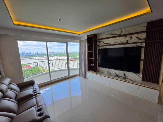 รูป ให้เช่า 3 ห้องนอน วิวแม่น้ำ Supalai Riva Grande Rama 3  - รูปที่ 1/6