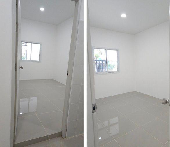 รูป Call : 094-448-6111 หมู่บ้านสุขใจวิลล่า 1 เมืองชลบุรี ทาวน์เฮ้าส์รีโนเวทใหม่ทั้งหลัง หน้ากว้าง 9 เมตร 30 ตารางวา 3 ห้องนอน ใกล้โรบินสันชลบุรี - รูปที่ 8/12