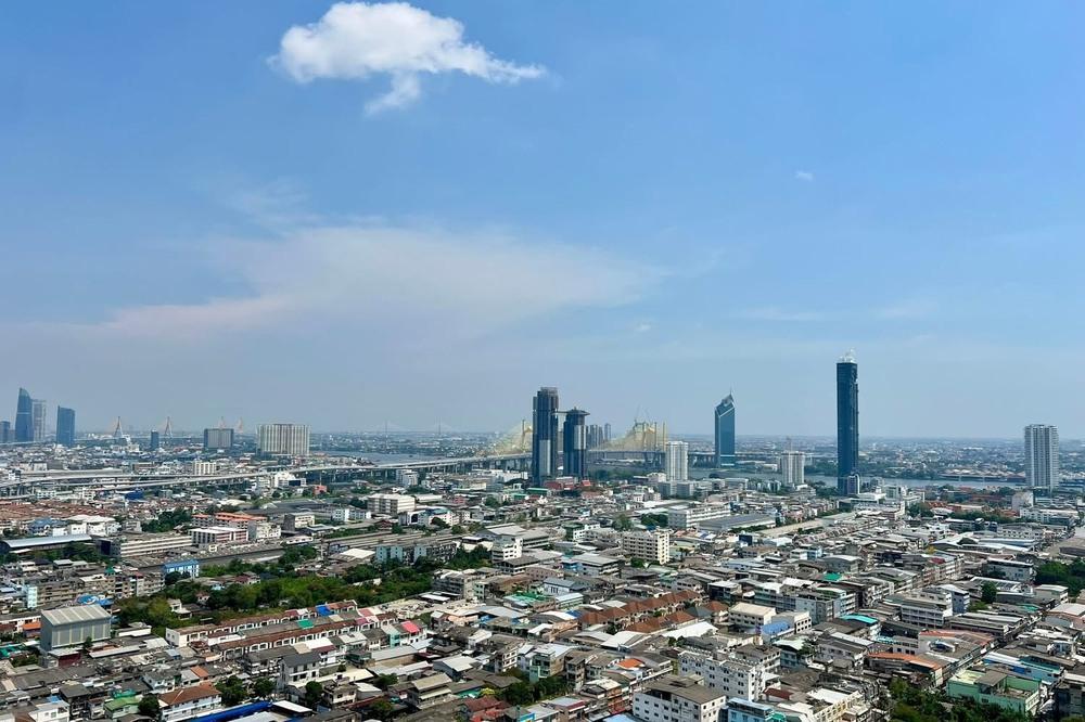 รูป ขาย -เช่าด่วน !! 🔥 The Key Sathorn - Charoenraj, 2 ห้องนอน, 2 ห้องน้ำ, ชั้นสูง 32++ !! Code C20240300133 แต่งครบ, พร้อมเข้าอยู่, ราคาพิเศษ!!📣📣 - รูปที่ 9/9