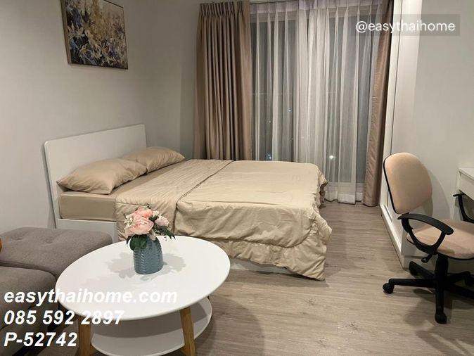 รูป P-52742 (ให้เช่าคอนโดใกล้ BTS วุฒากาศ) เมโทร สกาย วุฒากาศ ห้องสตูดิโอ ชั้น27 วิวเมือง Line: @easythaihome 085-592-2897 - รูปที่ 12/14