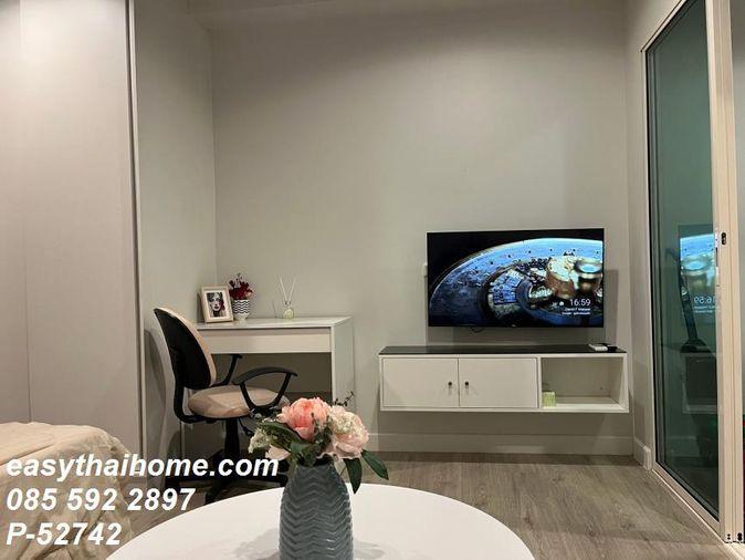 รูป P-52742 (ให้เช่าคอนโดใกล้ BTS วุฒากาศ) เมโทร สกาย วุฒากาศ ห้องสตูดิโอ ชั้น27 วิวเมือง Line: @easythaihome 085-592-2897 - รูปที่ 10/14