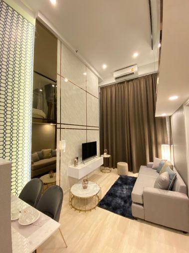 รูป ขายด่วน 🔥 Knightsbridge Prime Sathorn 🔥  ห้องDuplex เฟอร์นิเจอร์ และ เครื่องใช้ไฟฟ้าครบ ใกล้ BTS ช่องนนทรี - รูปที่ 9/10