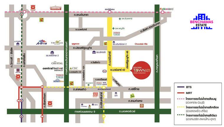 รูป 🔥 ขาย ทาวน์โฮม 2 ชั้น ✅ โกลเด้น ทาวน์ 3 ลาดพร้าว - เกษตรนวมินทร์ (Golden Town 3 Ladprao - Kaset Nawamin) | ซอยนวมินทร์ 42 | ใกล้รถไฟฟ้าสายสีชมพู - รูปที่ 19/20
