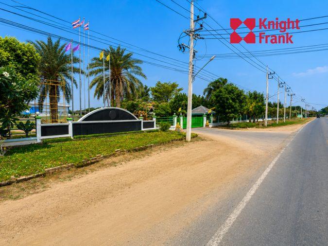 รูป ขายที่ดินพร้อมโกดัง 41 ไร่ ติดถนนบ้านสนุ่น-บ้านดอนตาลเสี้ยน อำเภอท่ามะกา จังหวัดกาญจนบุรี - รูปที่ 3/4