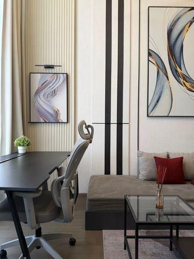 รูป ห้องว่าง* ✅ ✅ ให้เช่า - PARK ORIGIN CHULA - SAMYAN , Luxury Duplex 1 ห้องนอน พร้อมเข้าอยู่ ติดต่อไลน์ @bktasset หรือโทร 095-325-8928 - รูปที่ 5/9