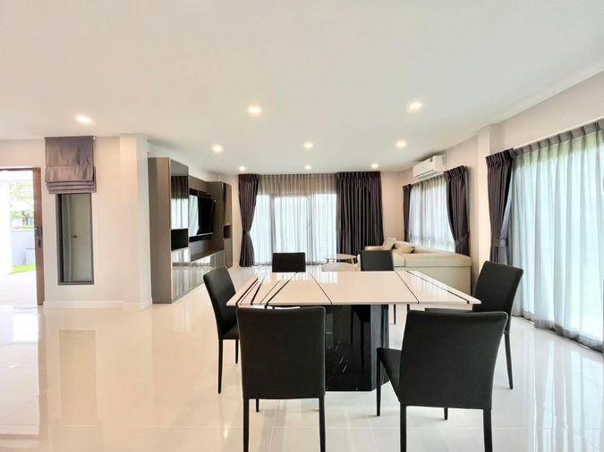 picture Single house for rent, Centro Vibhavadi (Centro Vibhavadi), beautiful corner house, good location. Ready to move in (H6908) - 2/30