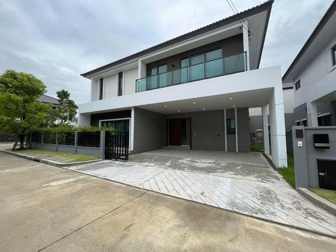picture Single house for rent, Centro Vibhavadi (Centro Vibhavadi), beautiful corner house, good location. Ready to move in (H6908) - 1/30