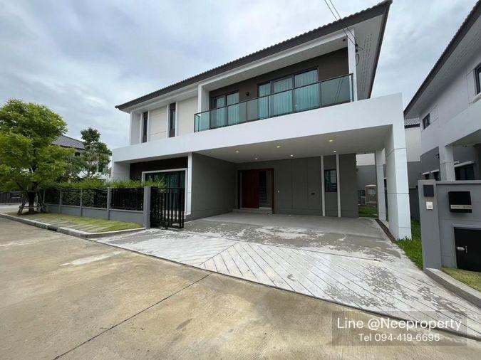 picture Single house for rent, Centro Vibhavadi (Centro Vibhavadi), beautiful corner house, good location. Ready to move in (H6908) - 1/30