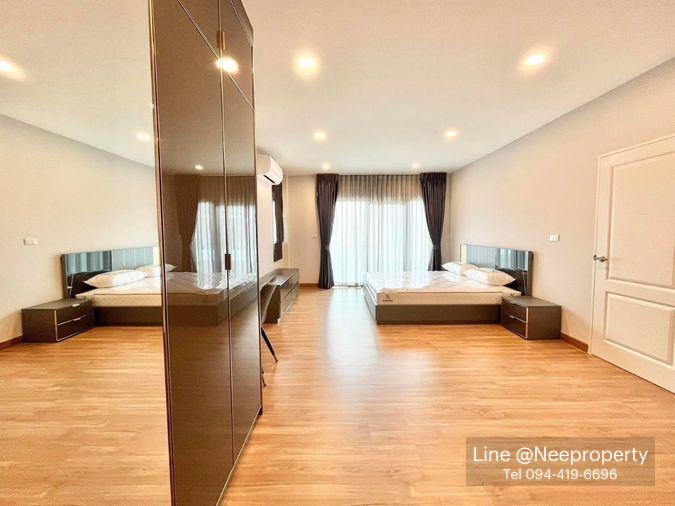 picture Single house for rent, Centro Vibhavadi (Centro Vibhavadi), beautiful corner house, good location. Ready to move in (H6908) - 13/30