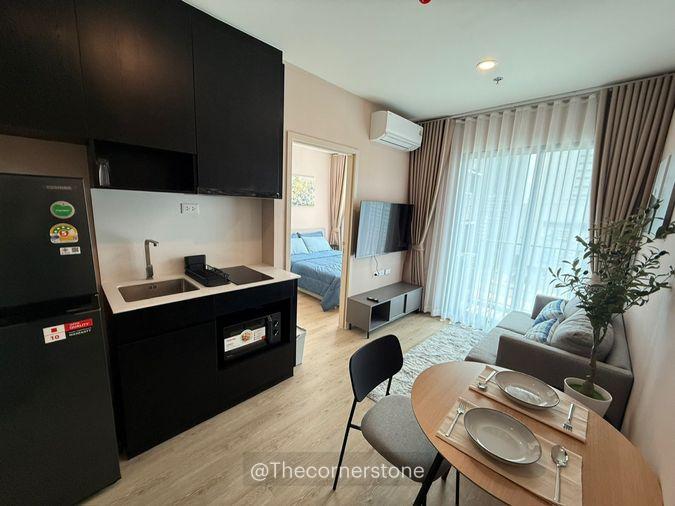picture For Rent Brand new Condo “ 𝐍𝐮𝐞 𝐃𝐢𝐬𝐭𝐫𝐢𝐜𝐭 𝐑𝟗 “ 1 Bed 1 Bath, 10th Floor, Near : MRT-Rama 9 - 2/7