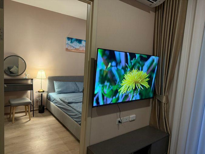 picture For Rent Brand new Condo “ 𝐍𝐮𝐞 𝐃𝐢𝐬𝐭𝐫𝐢𝐜𝐭 𝐑𝟗 “ 1 Bed 1 Bath, 10th Floor, Near : MRT-Rama 9 - 4/7