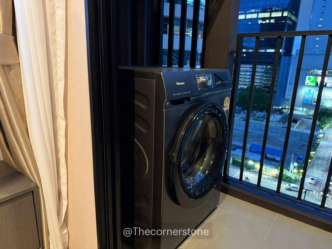 picture For Rent Brand new Condo “ 𝐍𝐮𝐞 𝐃𝐢𝐬𝐭𝐫𝐢𝐜𝐭 𝐑𝟗 “ 1 Bed 1 Bath, 10th Floor, Near : MRT-Rama 9 - 6/7