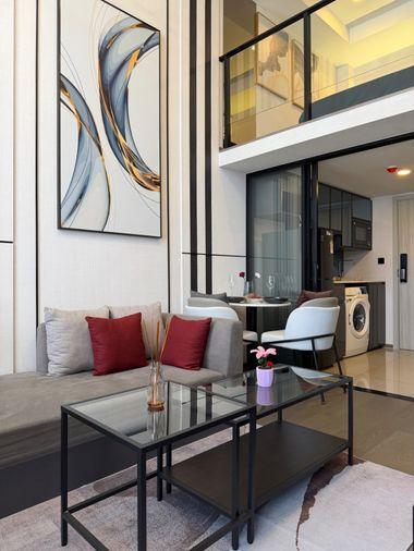 รูป ห้องว่าง* ✅ ✅ ให้เช่า - PARK ORIGIN CHULA - SAMYAN , Luxury Duplex 1 ห้องนอน พร้อมเข้าอยู่ ติดต่อไลน์ @bktasset หรือโทร 095-325-8928 - รูปที่ 3/9