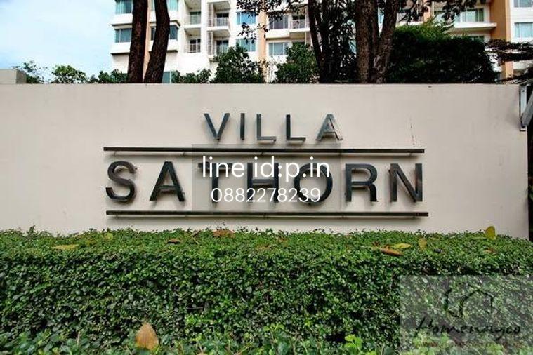 picture Condo For rent Villa Sathorn, 1 bedroom, 1 bathroom. Newly renovated, never been lived in before. Ready to move in. Line ID: p.in - 6/7