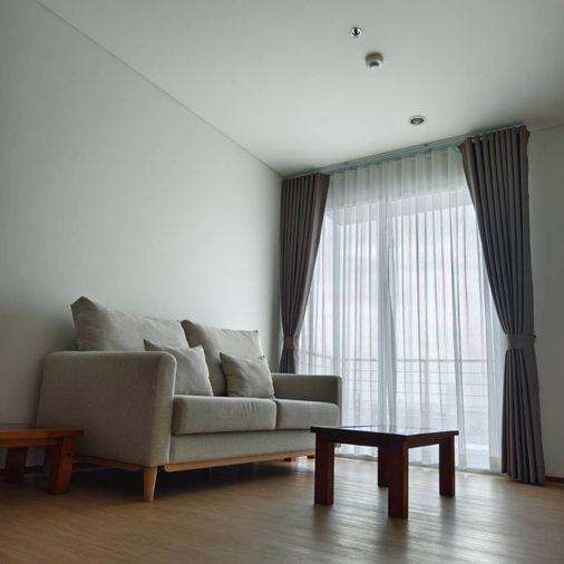 picture Condo For rent Villa Sathorn, 1 bedroom, 1 bathroom. Newly renovated, never been lived in before. Ready to move in. Line ID: p.in - 2/7