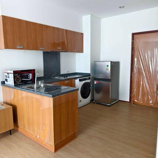 picture Condo For rent Villa Sathorn, 1 bedroom, 1 bathroom. Newly renovated, never been lived in before. Ready to move in. Line ID: p.in - 4/7