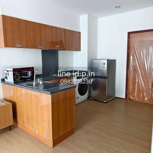 picture Condo For rent Villa Sathorn, 1 bedroom, 1 bathroom. Newly renovated, never been lived in before. Ready to move in. Line ID: p.in - 4/7