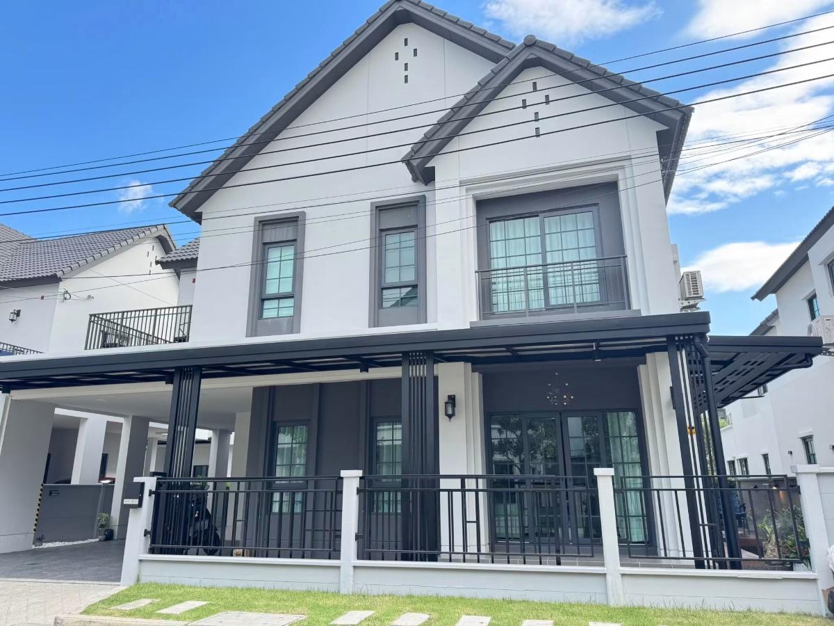 รูป 🏡 Hot Rental! Centro Bangna บ้านเดี่ยวหรู 4 ห้องนอน พร้อมเฟอร์ฯ เข้าอยู่ได้ทันที โทร 063-6165390 - รูปที่ 1/13
