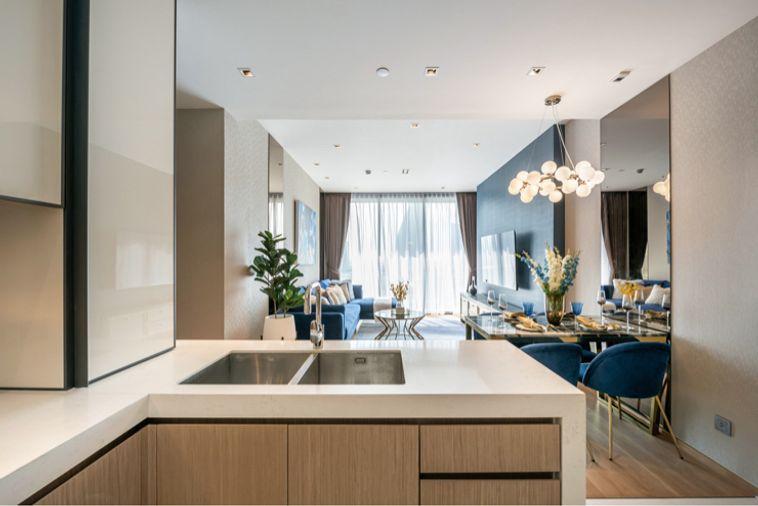 รูป 🔥คอนโดหรู Super Luxury ย่านทองหล่อ 2br. 80.26 SQ.M - รูปที่ 2/9