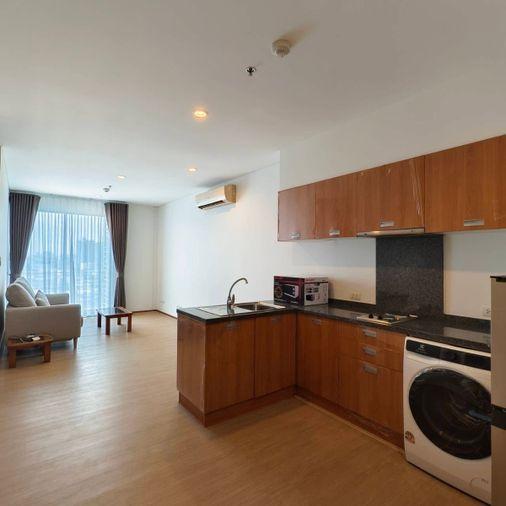 picture Condo For rent Villa Sathorn, 1 bedroom, 1 bathroom. Newly renovated, never been lived in before. Ready to move in. Line ID: p.in - 3/7