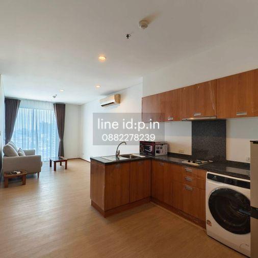 picture Condo For rent Villa Sathorn, 1 bedroom, 1 bathroom. Newly renovated, never been lived in before. Ready to move in. Line ID: p.in - 3/7