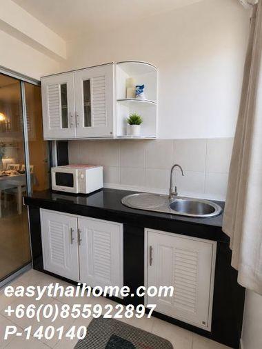 รูป P-140140 สุดยอด City Home Sukhumvit 1 ห้องนอน! ใกล้ MRT พร้อมเฟอร์ฯหรู วิวเมืองสวย เพียง 3.49M! Line Id: @easythaihome 085-592-2897 - รูปที่ 6/8