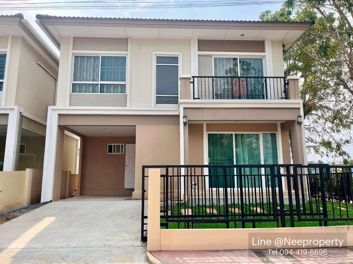 รูป ให้เช่าบ้านเดี่ยว หมู่บ้านภัสสร ไพรด์ ปิ่นเกล้า–วงแหวน หลังมุม พร้อมเฟอร์ฯ ครบ เลี้ยงสัตว์ได้ เข้าอยู่ได้ทันที (H6912) - รูปที่ 1/12