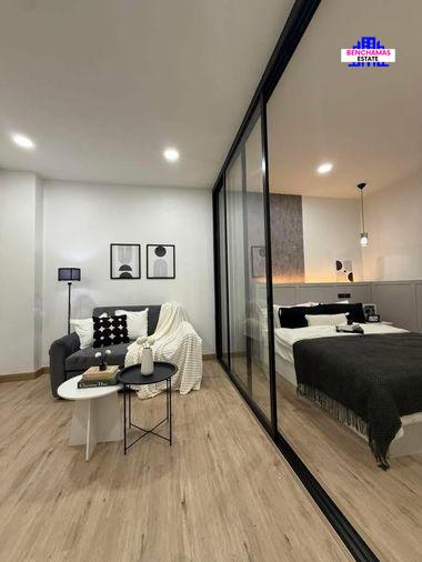 รูป 🔥ขาย คอนโด อัญชัน ซอยอ่อนนุช 70/1 Anchan Condo Soi Onnut 70/1 ทำเลดี วิวเมืองสวย ห้องตกแต่งใหม่ทั้งห้อง ✨พร้อมหิ้วกระเป๋าเข้าอยู่ได้เลย - รูปที่ 4/10