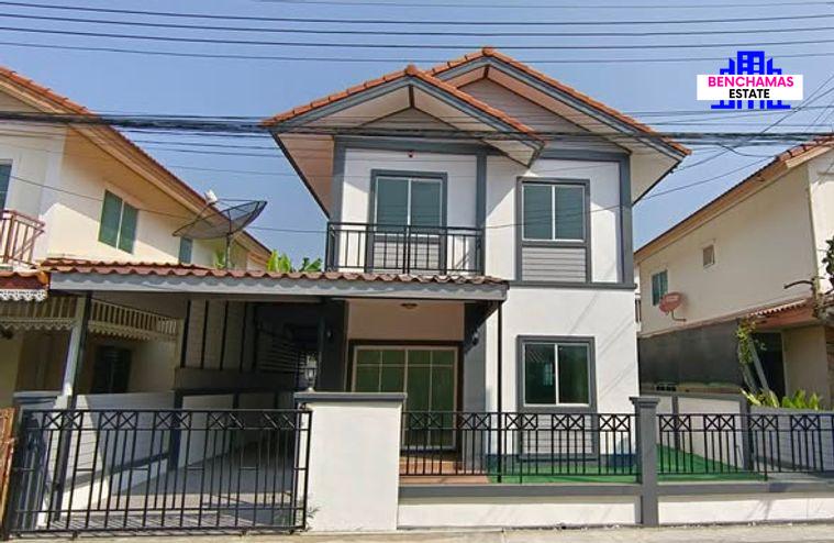 รูป 🔥ขาย บ้านเดี่ยว✅ บ้านฟ้าปิยรมย์ พรีเมียร์พาร์ค รังสิต–ลำลูกกา คลอง 6 (Banfah Piyarom Premier Park Rangsit – Lam Luk Ka Khlong 6) | ใกล้ถนนลำลูกกา - รูปที่ 1/9