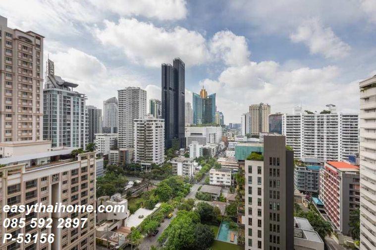รูป P-53156 📢 ประกาศเช่าคอนโดใกล้ MRT สุขุมวิท และ BTS อโศก | โครงการ โนเบิล รีโคล สุขุมวิท 19 ชั้น17 วิวเมือง Line: @easythaihome 085-592-2897 - รูปที่ 9/13