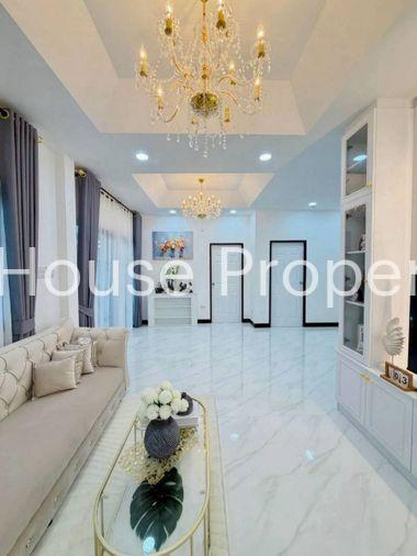 picture Single house for sale in Ekmongkol Village project, Pattaya, Bang Lamung, Chonburi. - 3/17
