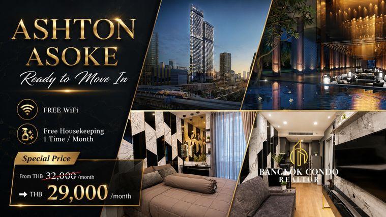 picture 🚆🔥 Prime Condo Location For Rent 📍 Ashton Asoke Condominium (Line: @rent2022) | Prime Asoke Location ✨Ready to move in! ✨ 📌 Ref Code: A06204 - 1/11