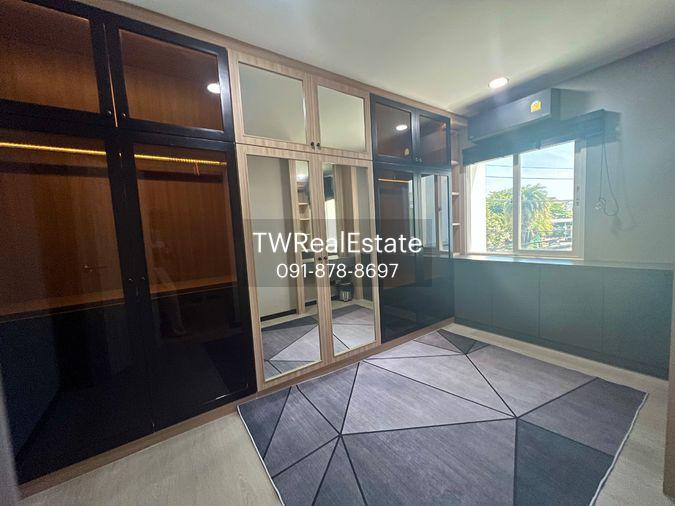 รูป ให้เช่า Baan Klang Muang S-Sense Rama 9 – Ladprao ทาวน์โฮมหลังมุม รีโนเวทใหม่ Built-in ทั้งหลัง พร้อมเข้าอยู่ ใกล้โรงเรียนนานาชาติฝรั่งเศส กรุงเทพ - รูปที่ 24/36
