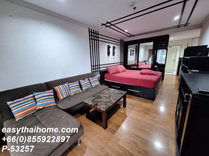 รูป P-53257 | ปล่อยเช่า Grand Park View Asoke  🔥✨ คอนโดสตูดิโอ ชั้นสูง วิวเมือง เฟอร์ครบ พร้อมเครื่องซักผ้า ใจกลางอโศก  - รูปที่ 7/8
