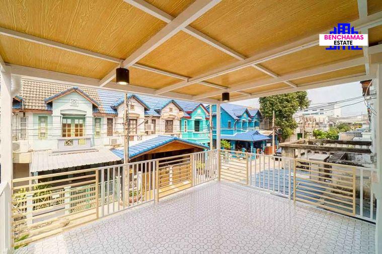 รูป 🔥 ขาย ทาวน์เฮ้าส์ หมู่บ้านลุมพินี ทาวน์วิลล์ (Lumpini Townville) | ตรงข้ามเซ็นทรัล เวสต์เกต ใกล้รถไฟฟ้าสายสีม่วง สถานีตลาดบางใหญ่ - รูปที่ 9/19