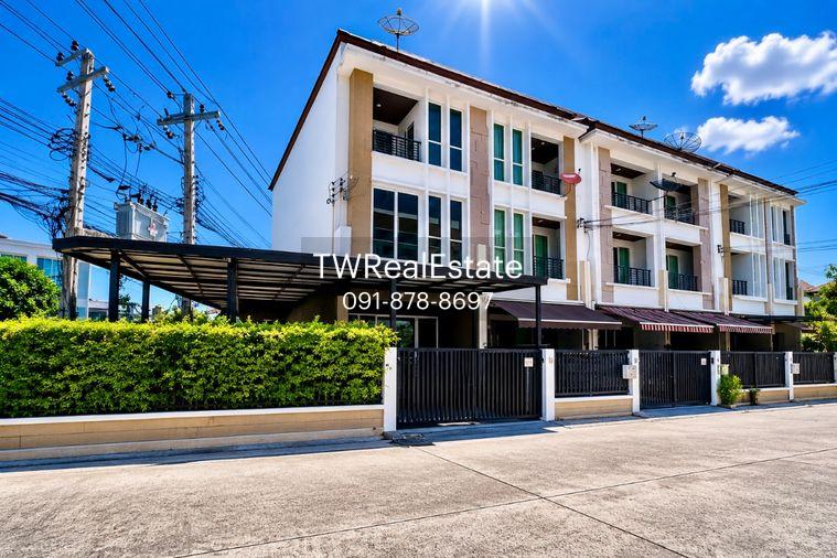 รูป ให้เช่า Baan Klang Muang S-Sense Rama 9 – Ladprao ทาวน์โฮมหลังมุม รีโนเวทใหม่ Built-in ทั้งหลัง พร้อมเข้าอยู่ ใกล้โรงเรียนนานาชาติฝรั่งเศส กรุงเทพ - รูปที่ 1/36