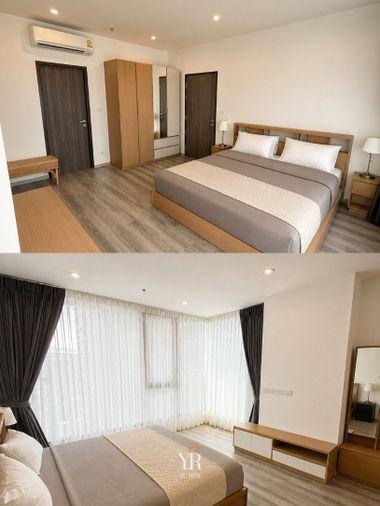 รูป IDEO Mobi Sukhumvit 66 ปล่อยเช่า ห้องโปร่งสบาย ตกแต่งสวย เปิดรับแสงธรรมชาติ พร้อมวิวมุมสูง 2 ห้องนอน 2 ห้องน้ำ - รูปที่ 4/8