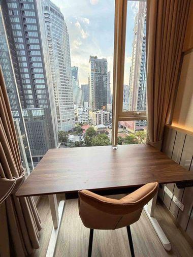 รูป Culture Thonglor ห้องสวยคุมโทนไม้อุ่น ฟังก์ชันจัดเต็ม มีมุมทำงานชมวิวเมืองน่าอยู่มาก 1 ห้องนอน 1 ห้องน้ำ - รูปที่ 7/11